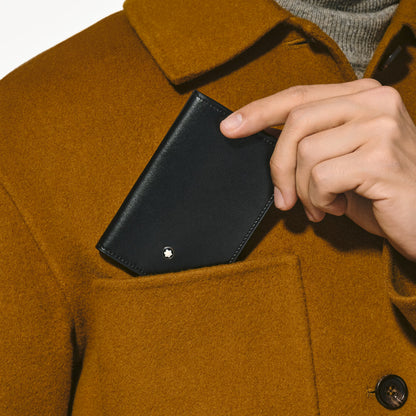 Porta-cartões Montblanc Meisterstück Preto para 2 Cartões