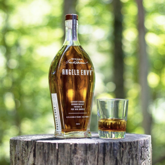 Angel's Envy Kentucky straight bourbon whiskey finished in port wine barrels