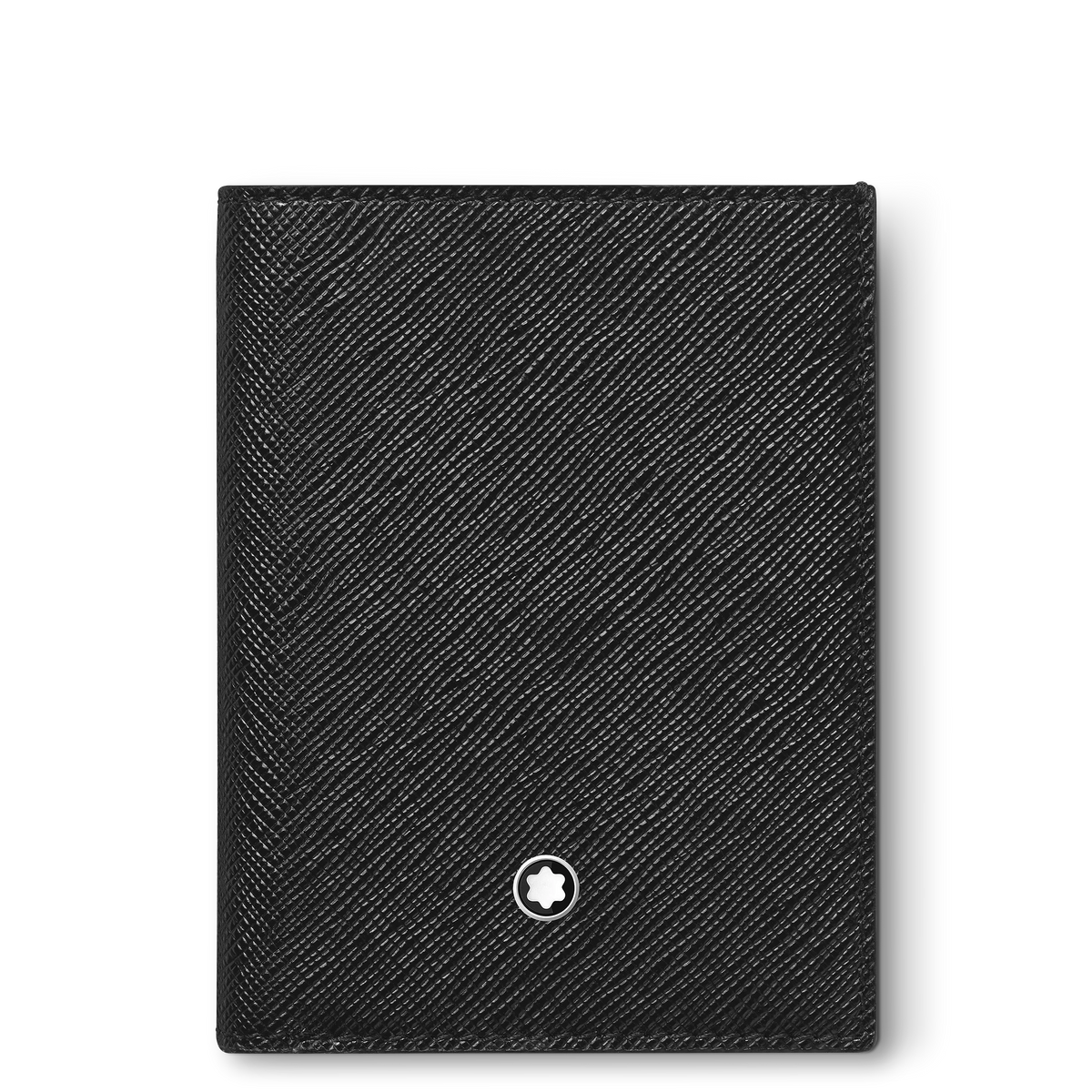 Mini Carteira Montblanc Sartorial Preta para 4 Cartões