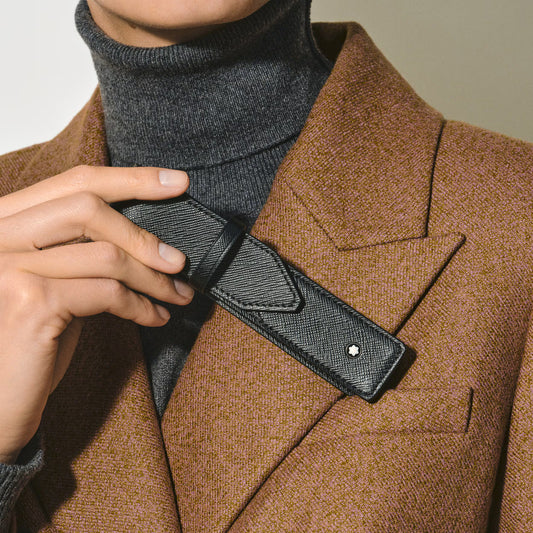 Estojo Sartorial Montblanc Preto para 1 Caneta