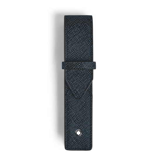 Estojo Montblanc Sartorial Tweed Blue para 1 Caneta