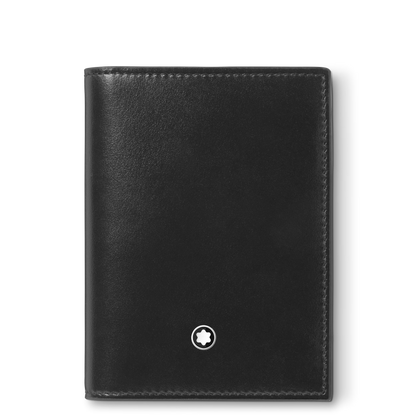 Porta-Cartões Montblanc Meisterstück Preto para 4 Cartões