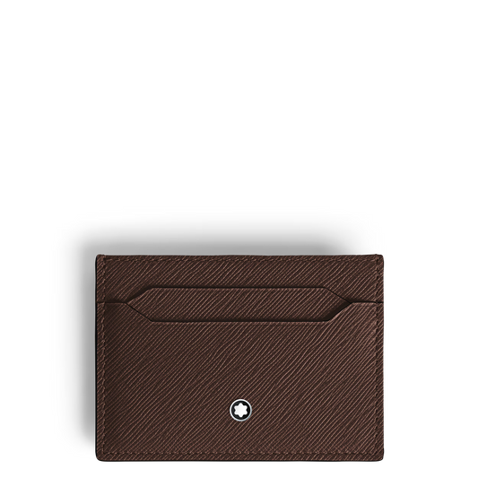Porta-cartões Montblanc Sartorial Ébano para 5 cartões