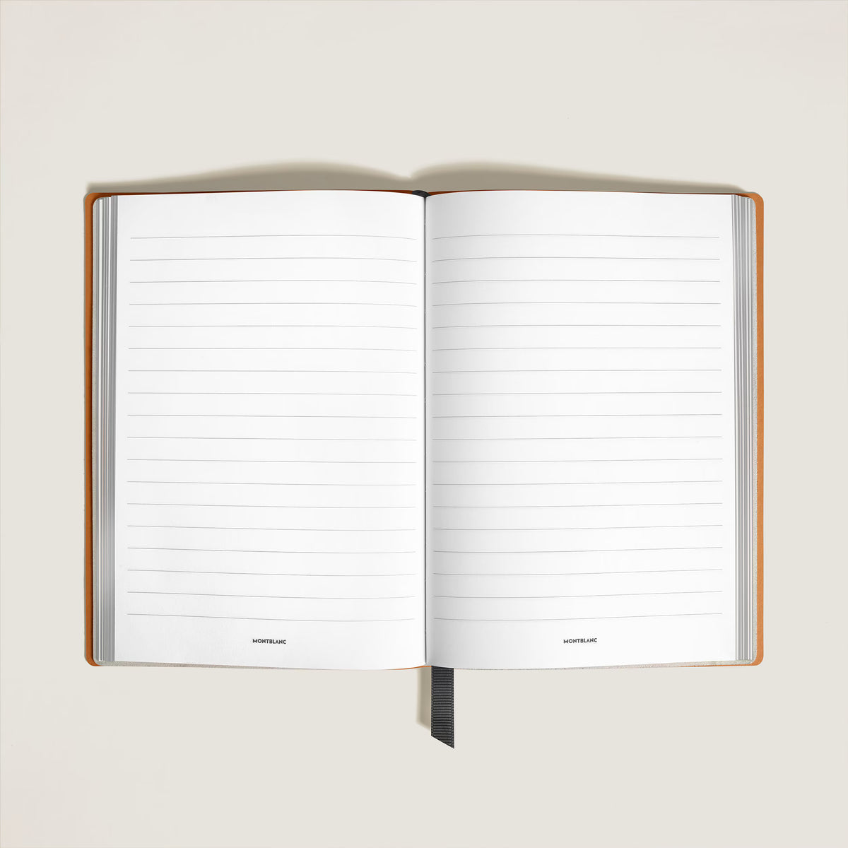 Caderno Médio Montblanc Sartorial Açafrão com Páginas Pautadas