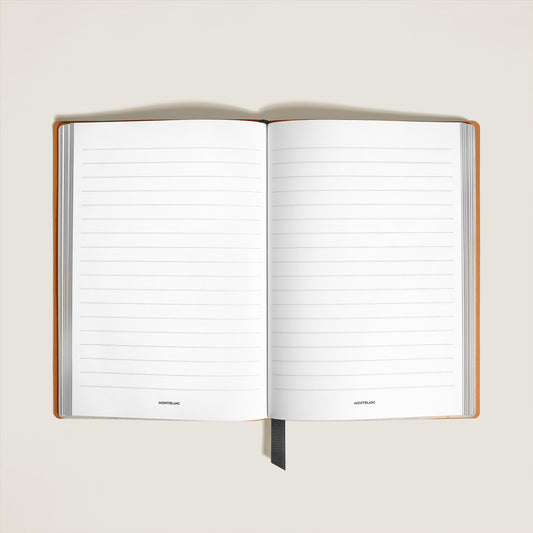 Caderno Médio Montblanc Sartorial Açafrão com Páginas Pautadas